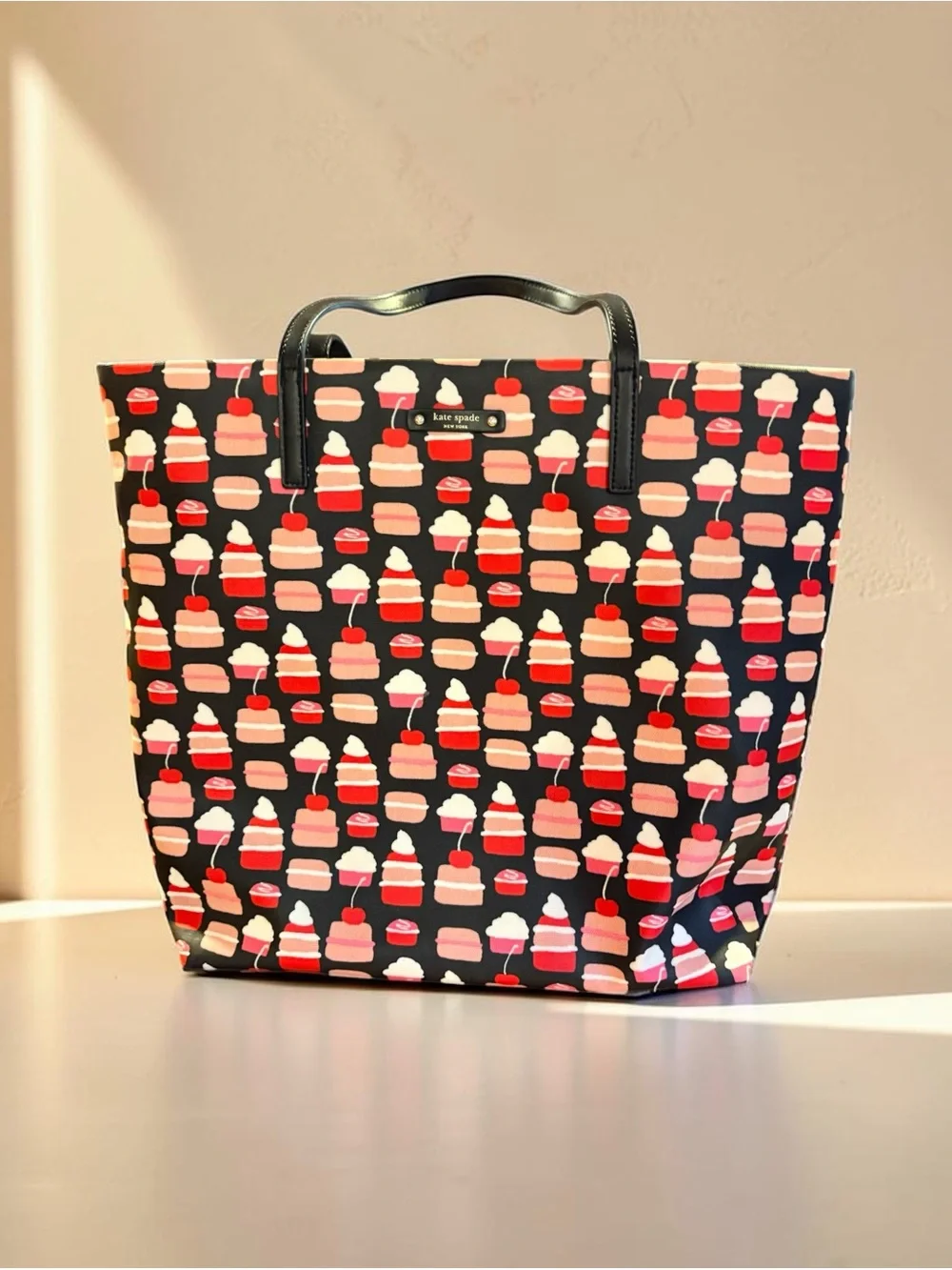 Too Cute!! NWOT Large kate spade Whimsical Cupcake Tote.